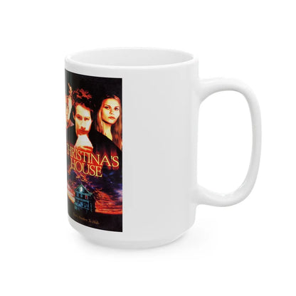 CHRISTINAS HOUSE (VHS COVER) - White Coffee Mug-Go Mug Yourself