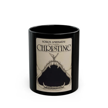 CHRISTINE (POLISH) 1983 Movie Poster - Black Coffee Mug-11oz-Go Mug Yourself