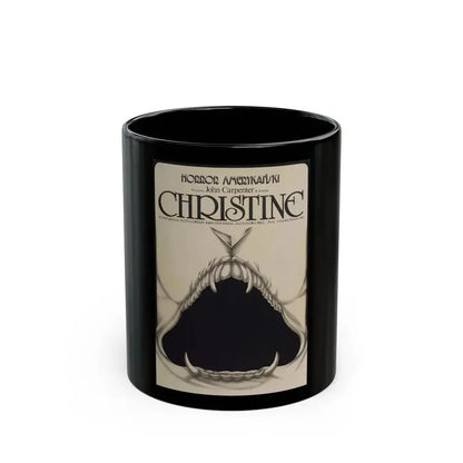 CHRISTINE (POLISH) 1983 Movie Poster - Black Coffee Mug 11oz - Go Mug Yourself
