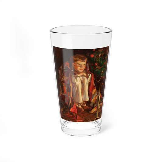 Christmas Morning - Pint Glass 16oz-16oz-Go Mug Yourself