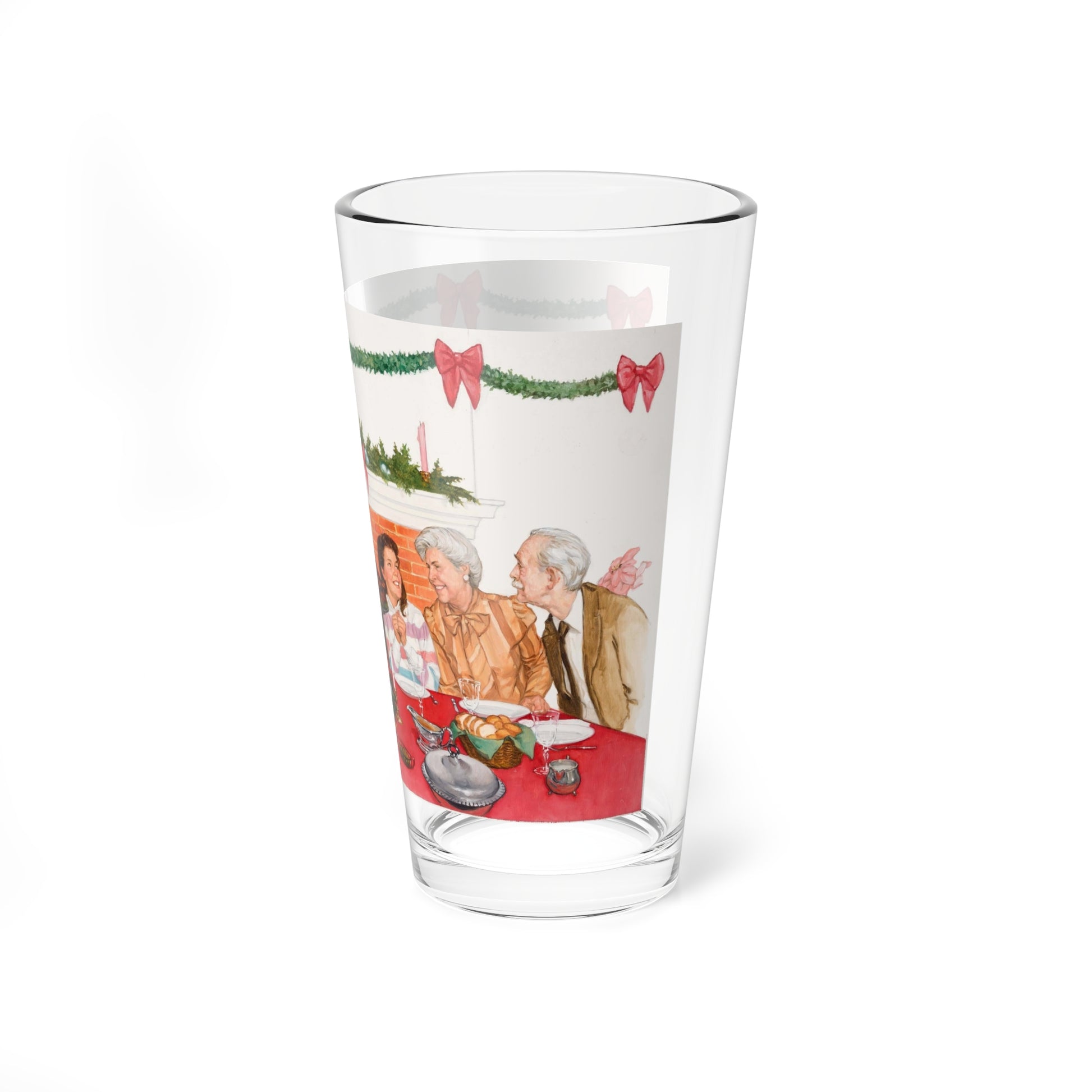 Christmas Themed - Pint Glass 16oz-Go Mug Yourself