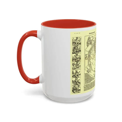 Chronicon Nurembergense Map (1493) (Map) Accent Coffee Mug - Go Mug Yourself