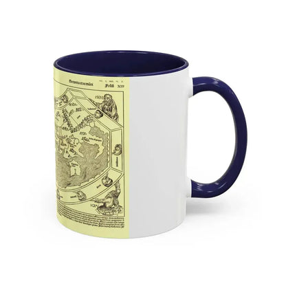 Chronicon Nurembergense Map (1493) (Map) Accent Coffee Mug - Go Mug Yourself