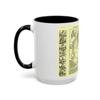 Chronicon Nurembergense Map (1493) (Map) Accent Coffee Mug - Go Mug Yourself