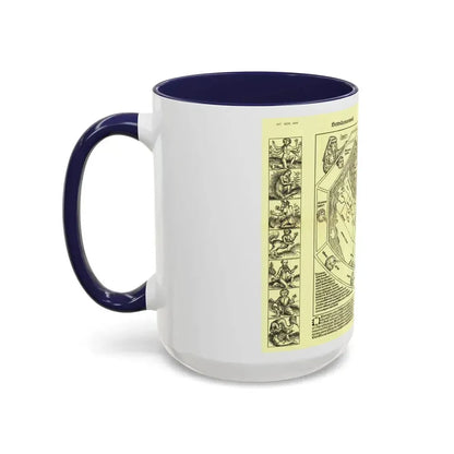 Chronicon Nurembergense Map (1493) (Map) Accent Coffee Mug - Go Mug Yourself