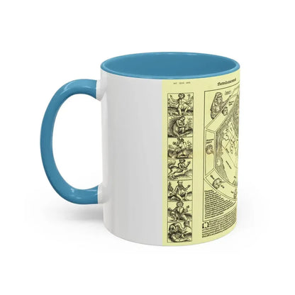 Chronicon Nurembergense Map (1493) (Map) Accent Coffee Mug - Go Mug Yourself