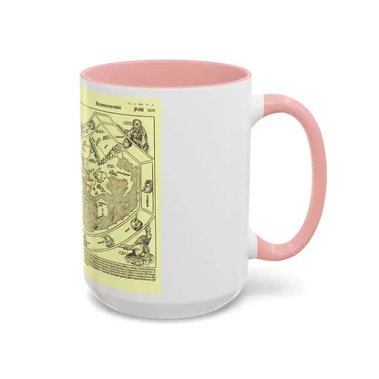 Chronicon Nurembergense Map (1493) (Map) Accent Coffee Mug - Go Mug Yourself