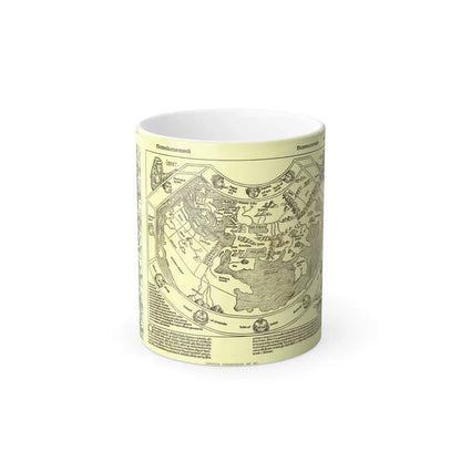 Chronicon Nurembergense Map (1493) (Map) Color Changing Mug 11oz Default Title 11oz - Go Mug Yourself