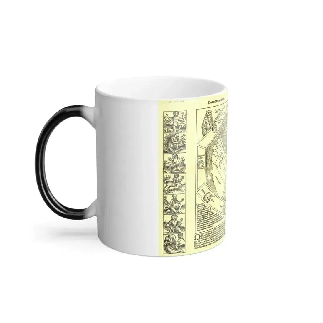 Chronicon Nurembergense Map (1493) (Map) Color Changing Mug 11oz - Go Mug Yourself