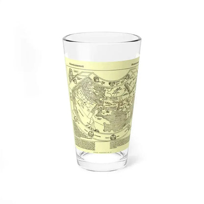 Chronicon Nurembergense Map (1493) (Map) Pint Glass 16oz 16oz - Go Mug Yourself