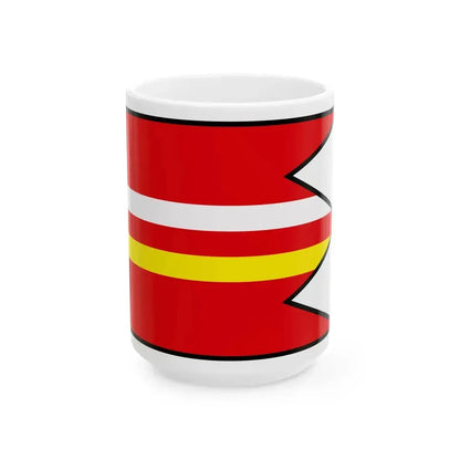 Chrtany Velky Krtis Flag (Slovakia) White Coffee Mug 15oz - Go Mug Yourself