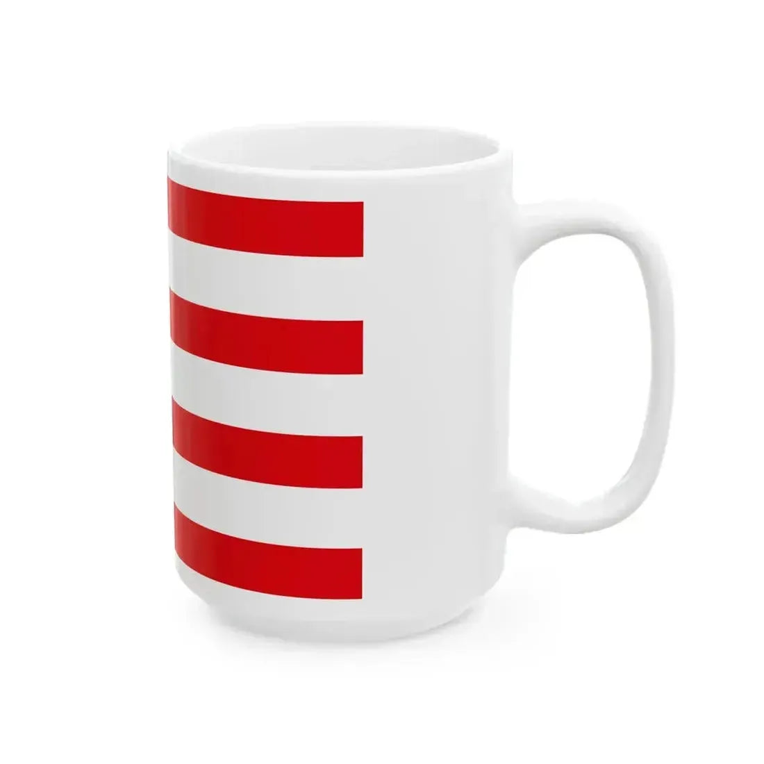 Chtou District Flag (France) White Coffee Mug - Go Mug Yourself