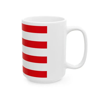 Chtou District Flag (France) White Coffee Mug - Go Mug Yourself