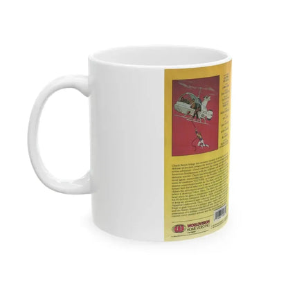 CHUCK NORRIS KARATE KOMMANDOS (VHS COVER) - White Coffee Mug - Go Mug Yourself