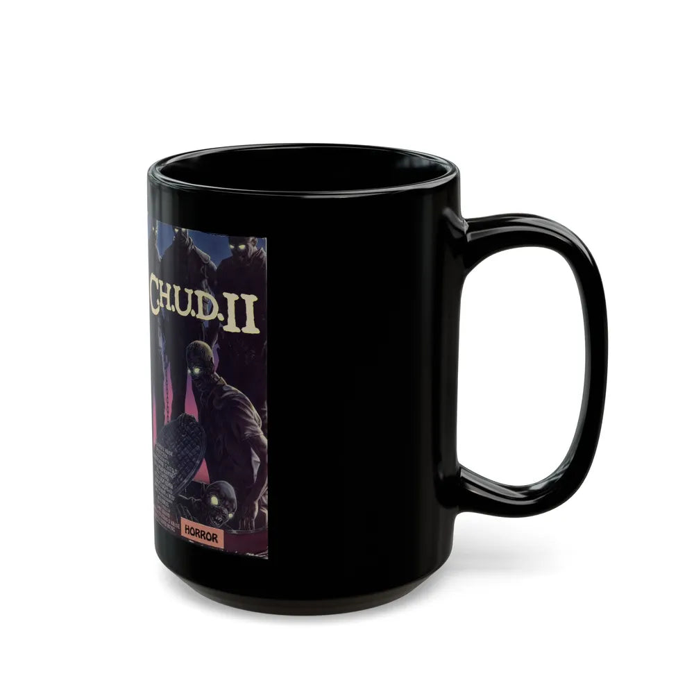 CHUD 2 (VHS COVER) - Black Coffee Mug-Go Mug Yourself