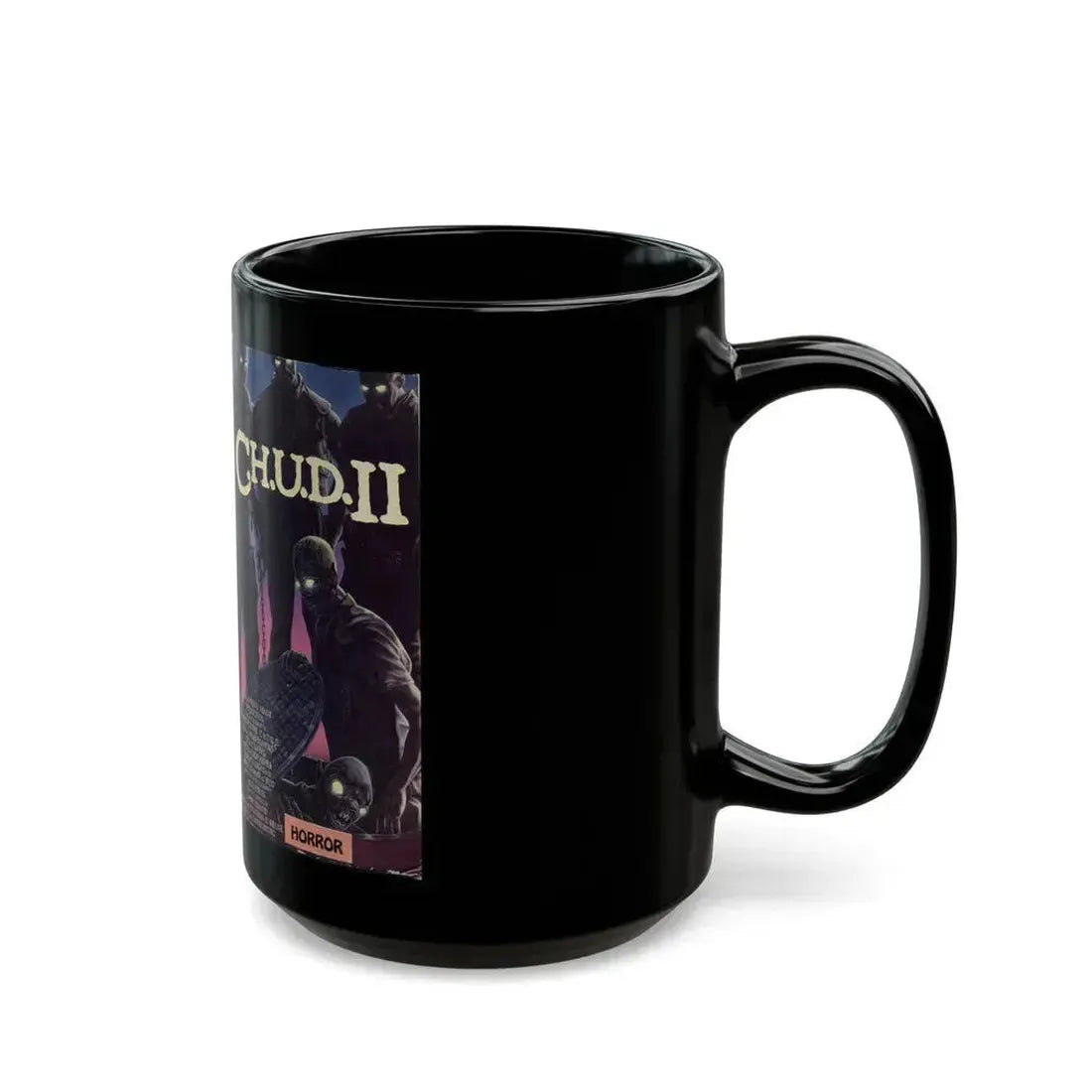 CHUD 2 (VHS COVER) - Black Coffee Mug - Go Mug Yourself