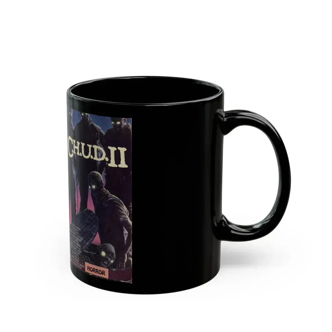 CHUD 2 (VHS COVER) - Black Coffee Mug - Go Mug Yourself