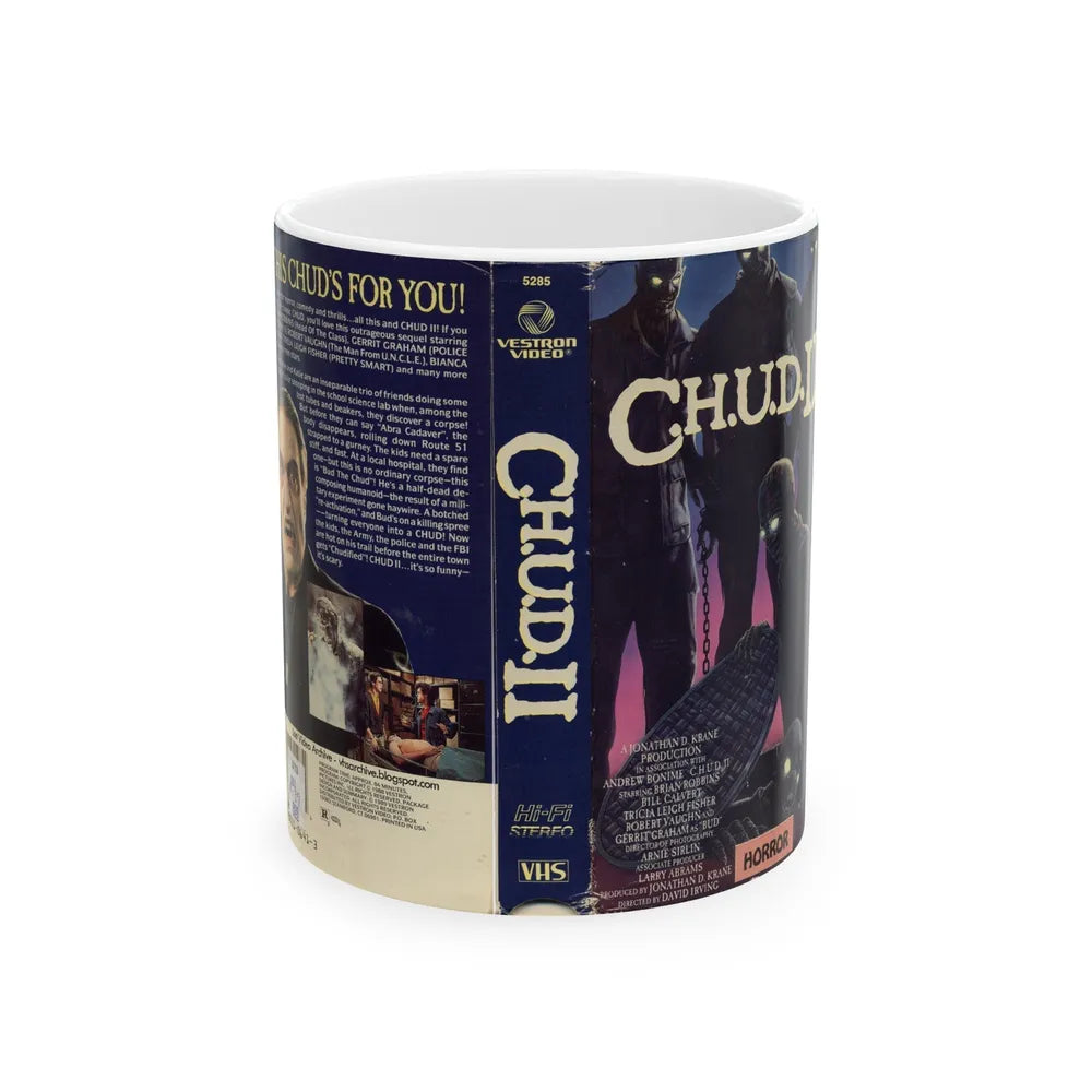 CHUD 2 (VHS COVER) - White Coffee Mug-11oz-Go Mug Yourself