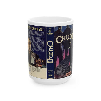 CHUD 2 (VHS COVER) - White Coffee Mug-15oz-Go Mug Yourself