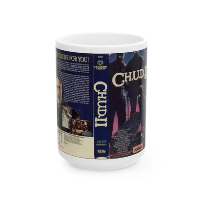 CHUD 2 (VHS COVER) - White Coffee Mug 15oz - Go Mug Yourself