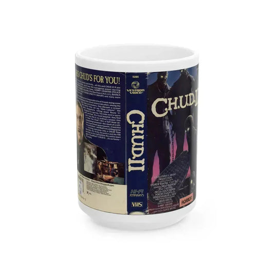 CHUD 2 (VHS COVER) - White Coffee Mug 15oz - Go Mug Yourself