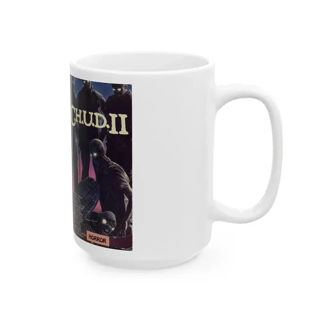 CHUD 2 (VHS COVER) - White Coffee Mug - Go Mug Yourself