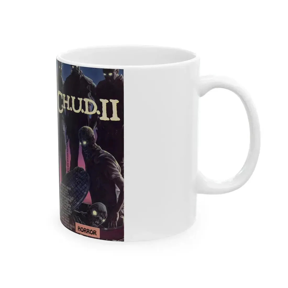 CHUD 2 (VHS COVER) - White Coffee Mug - Go Mug Yourself
