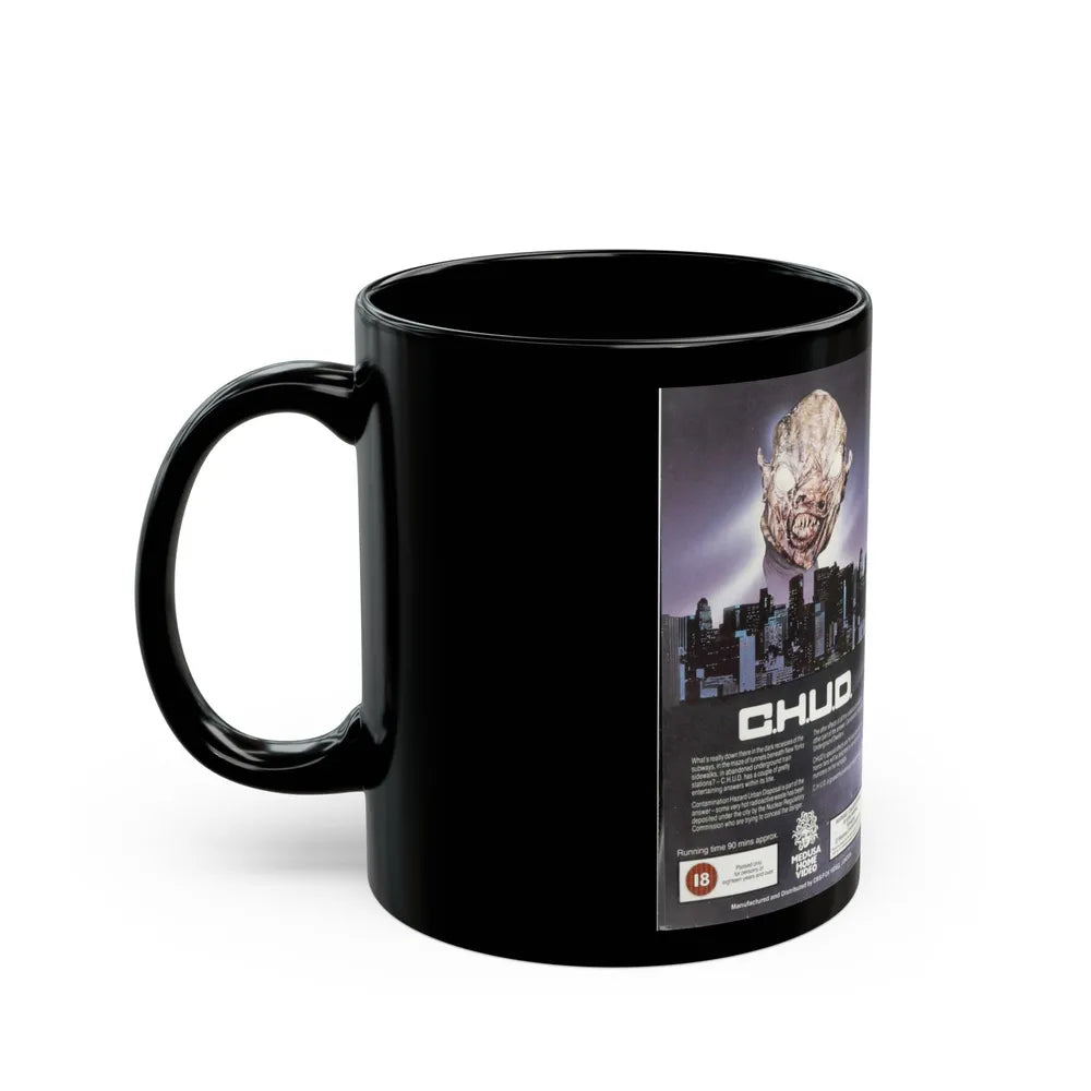 CHUD MEDUSA HOME VIDEO HORROR (VHS COVER) - Black Coffee Mug-Go Mug Yourself