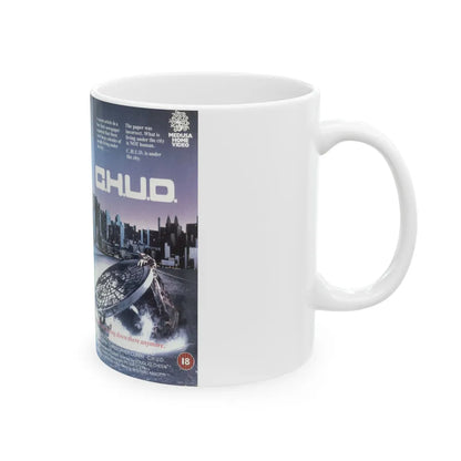 CHUD MEDUSA HOME VIDEO HORROR (VHS COVER) - White Coffee Mug-Go Mug Yourself