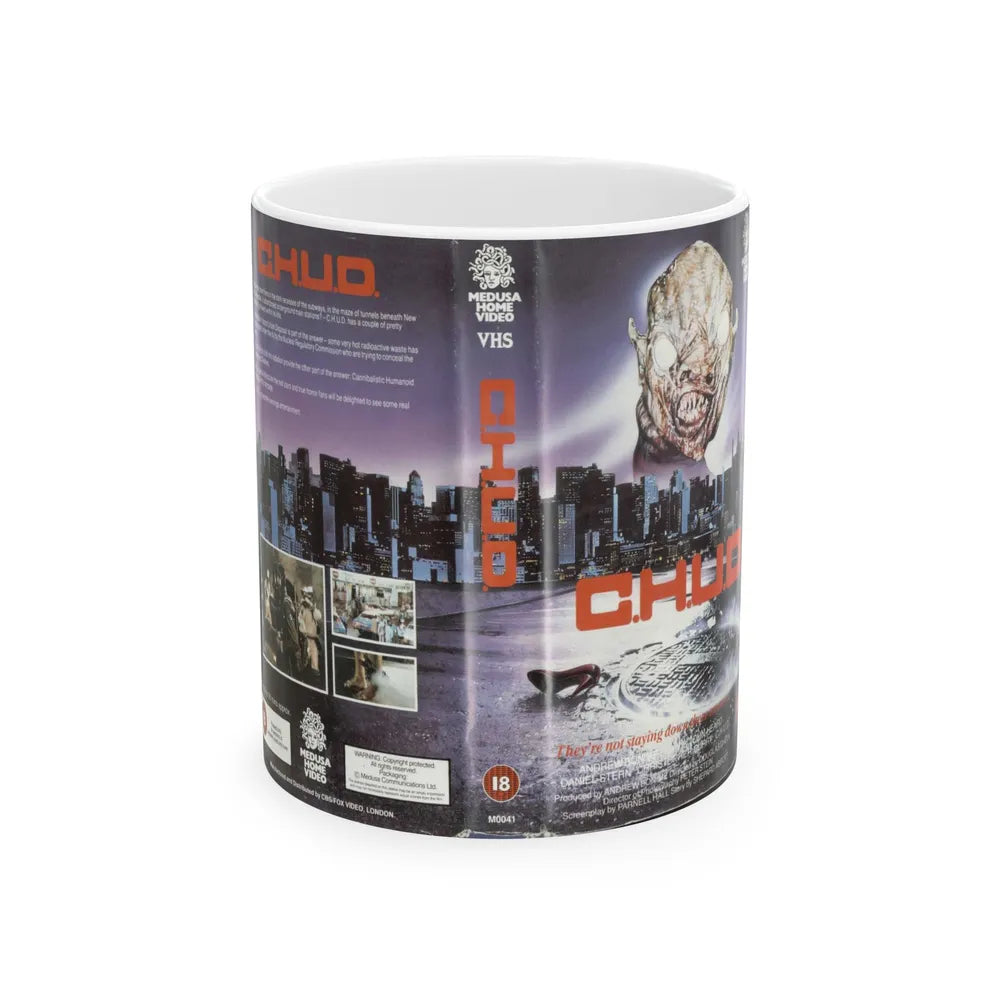 CHUD MEDUSA HOME VIDEO (VHS COVER) - White Coffee Mug-11oz-Go Mug Yourself