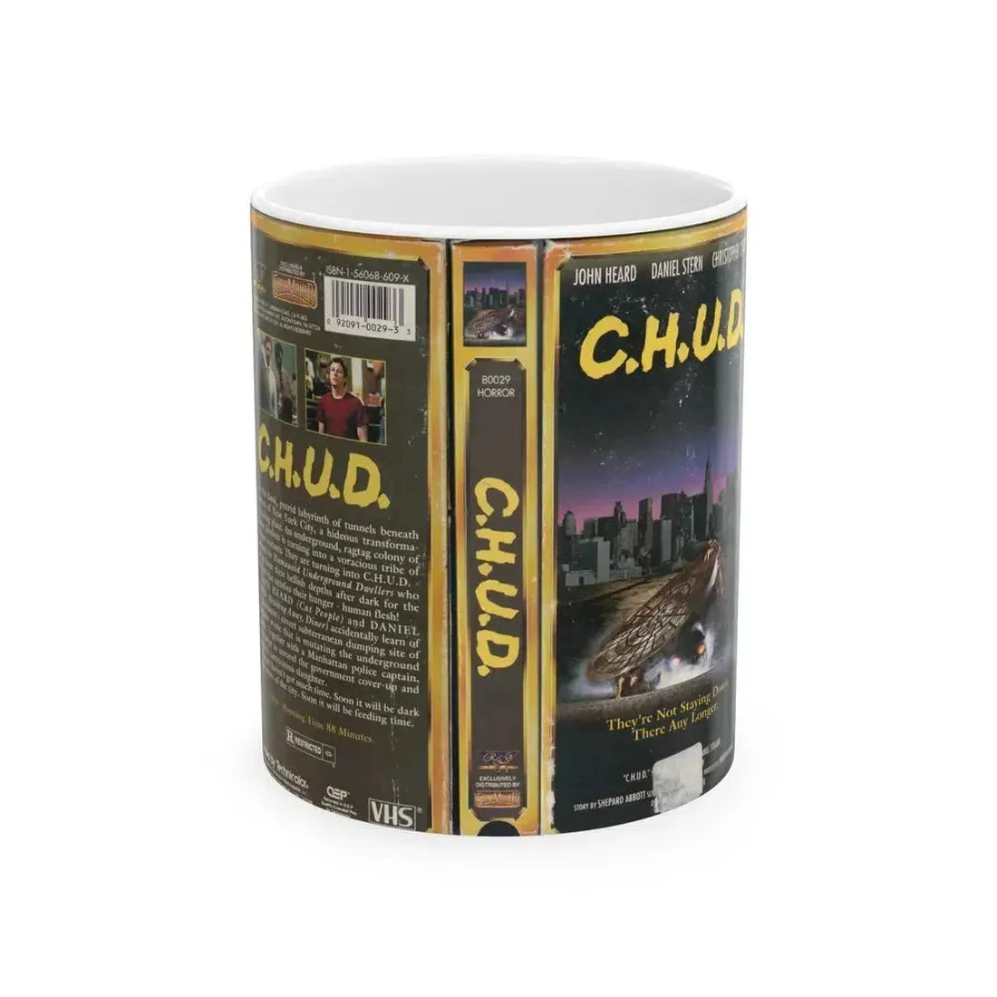 CHUD (VHS COVER) - White Coffee Mug 11oz - Go Mug Yourself