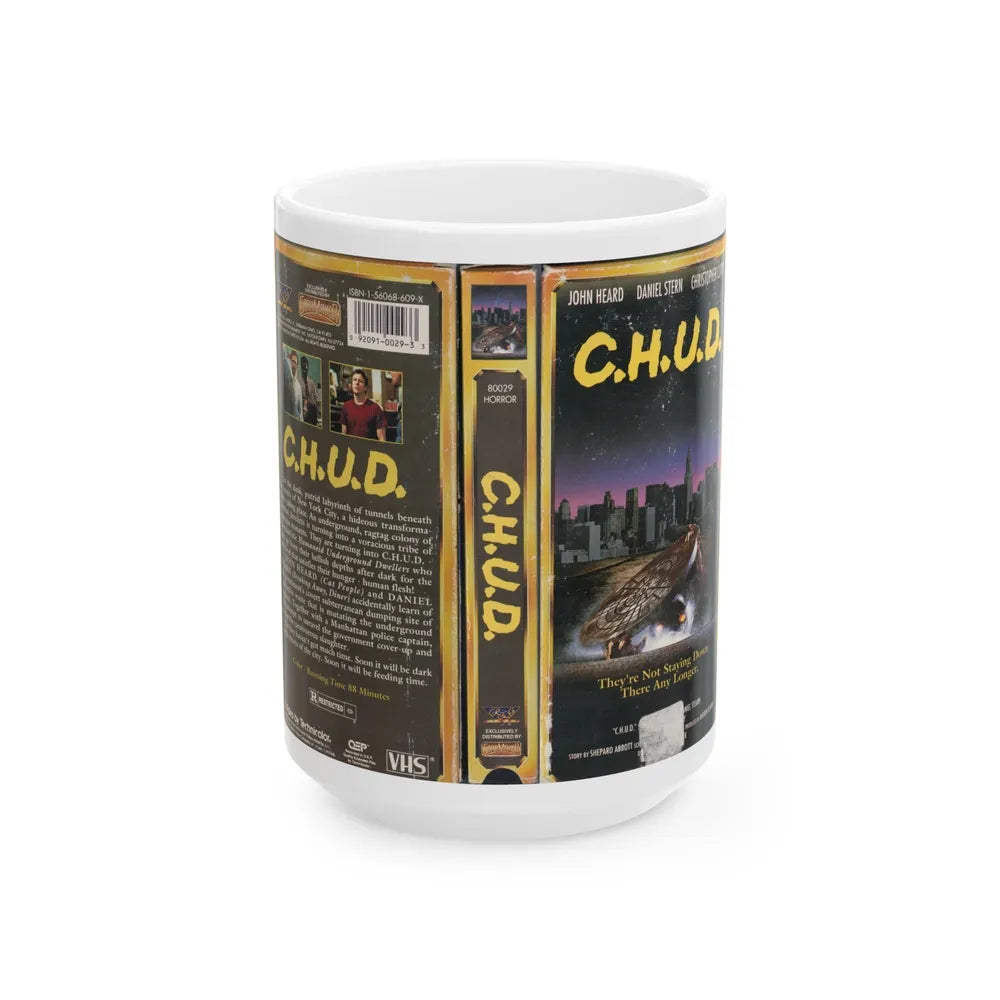 CHUD (VHS COVER) - White Coffee Mug-15oz-Go Mug Yourself