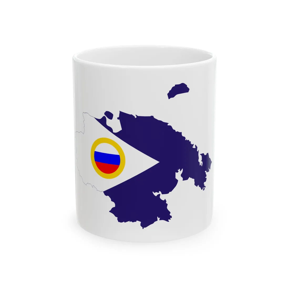 Chukot-obl-geo-stub (Russia) White Coffee Mug 11oz - Go Mug Yourself