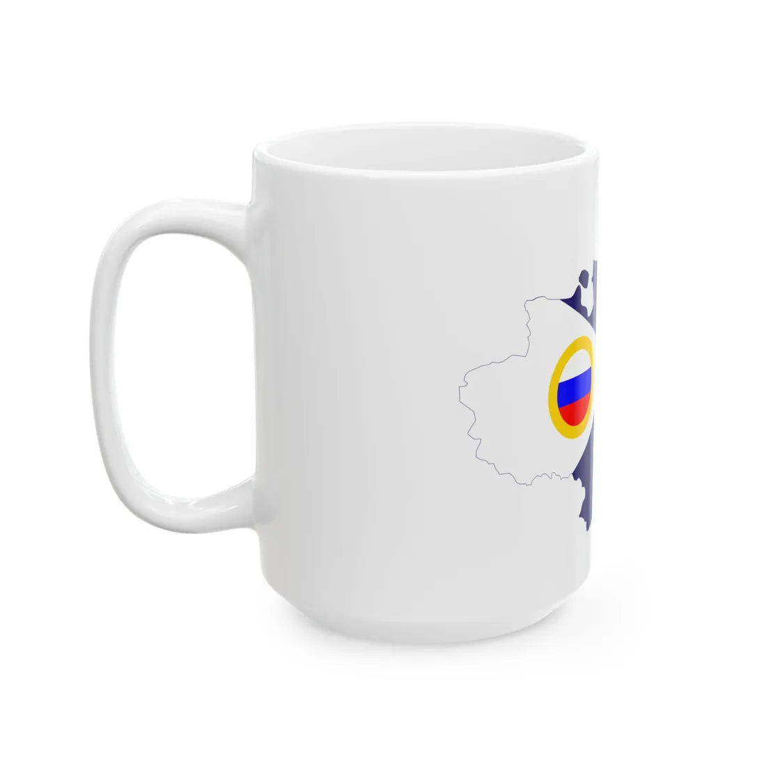 Chukot-obl-geo-stub (Russia) White Coffee Mug - Go Mug Yourself