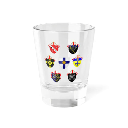 Church of Wales Group Arms (United Kingdom) (Coat of Arms) Shot Glass 1.5oz 1.5oz - Go Mug Yourself