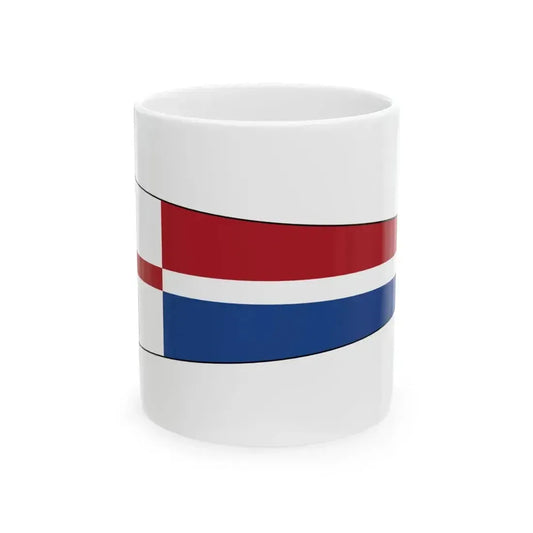 Church Pennant outline (Netherlands) White Coffee Mug 11oz - Go Mug Yourself
