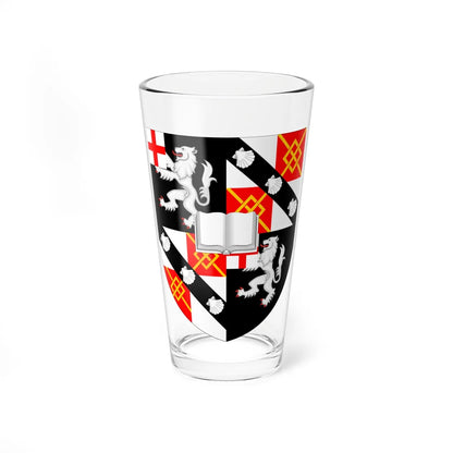 Churchill College Cambridge arms (England) (Coat of Arms) Pint Glass 16oz 16oz - Go Mug Yourself