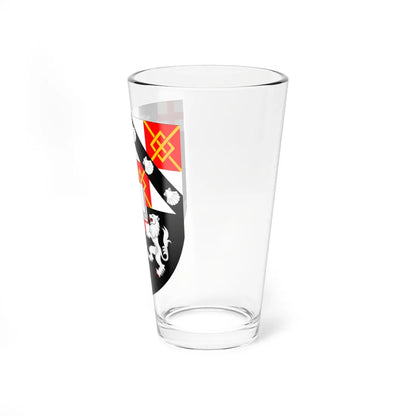 Churchill College Cambridge arms (England) (Coat of Arms) Pint Glass 16oz - Go Mug Yourself