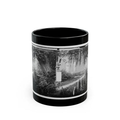 Churchyard With Graves (U.S. Civil War) Black Coffee Mug-11oz-Go Mug Yourself