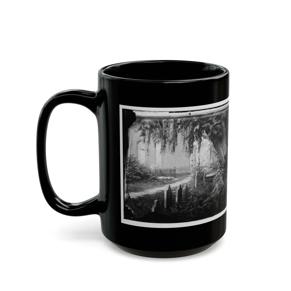 Churchyard With Graves (U.S. Civil War) Black Coffee Mug-Go Mug Yourself