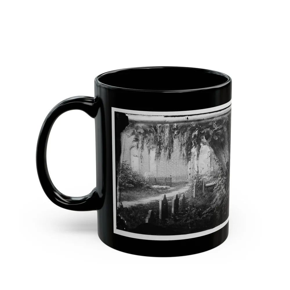 Churchyard With Graves (U.S. Civil War) Black Coffee Mug-Go Mug Yourself