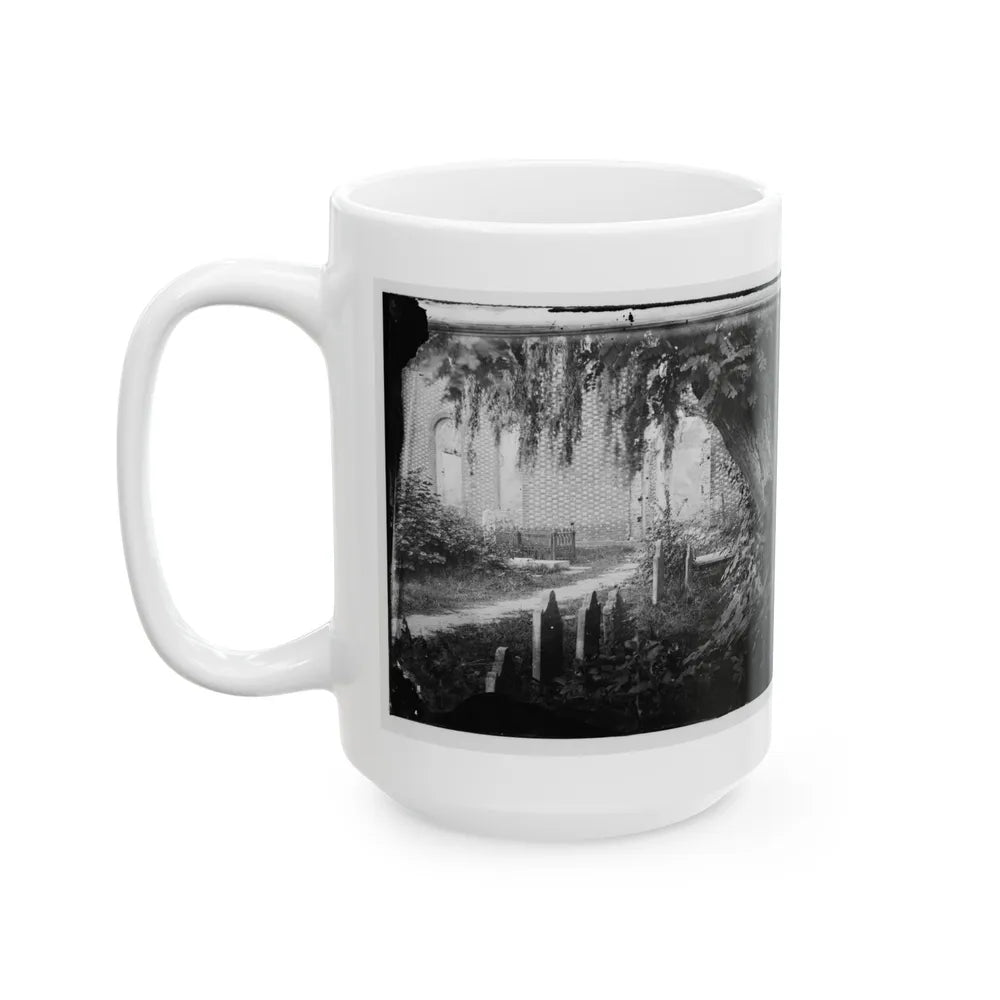 Churchyard With Graves (U.S. Civil War) White Coffee Mug-Go Mug Yourself