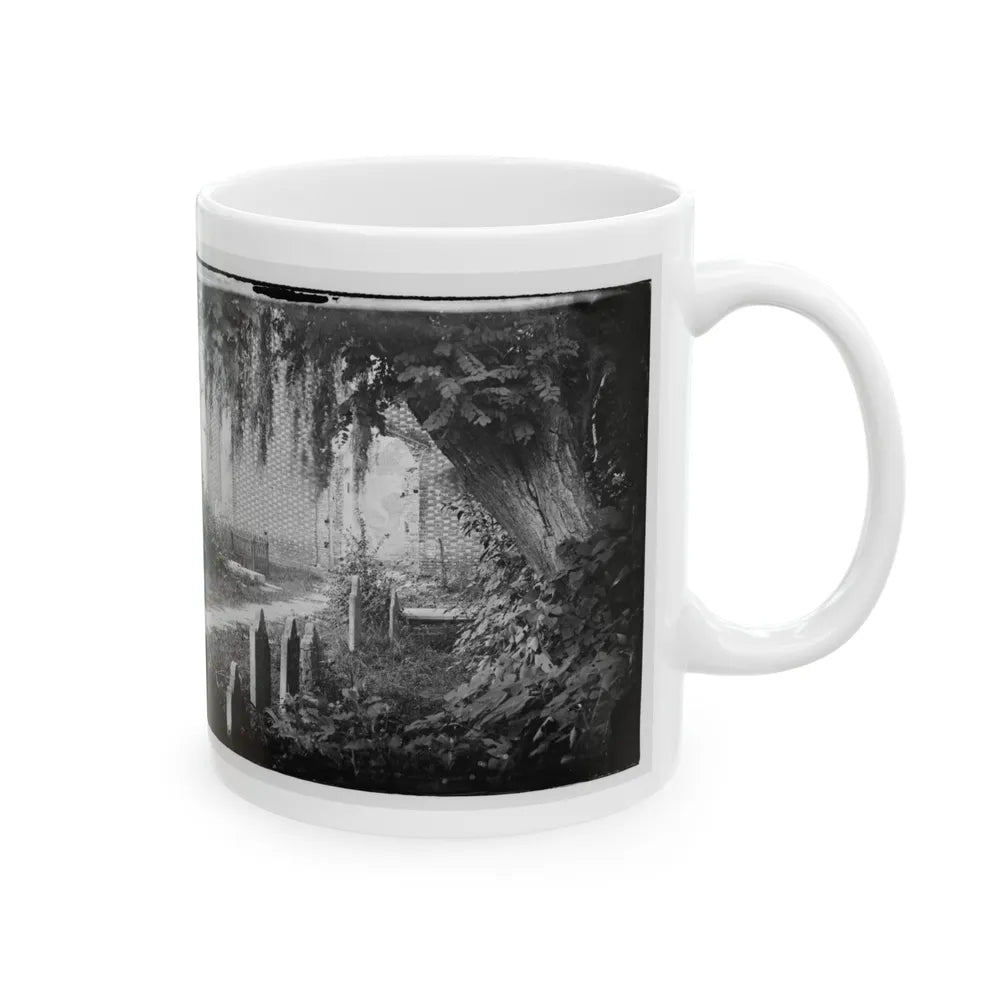 Churchyard With Graves (U.S. Civil War) White Coffee Mug-Go Mug Yourself