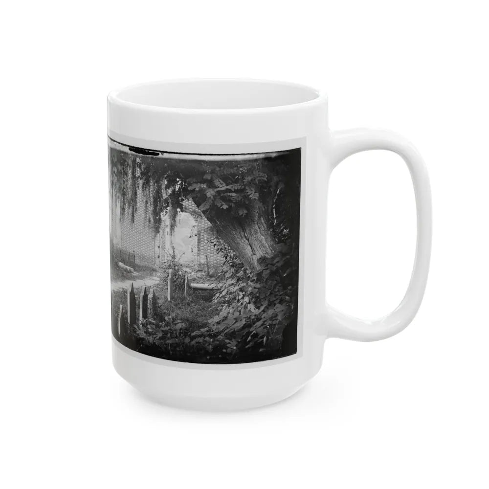 Churchyard With Graves (U.S. Civil War) White Coffee Mug-Go Mug Yourself