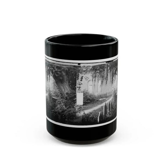 Churchyard With Graves (U.S. Civil War) Black Coffee Mug 15oz - Go Mug Yourself