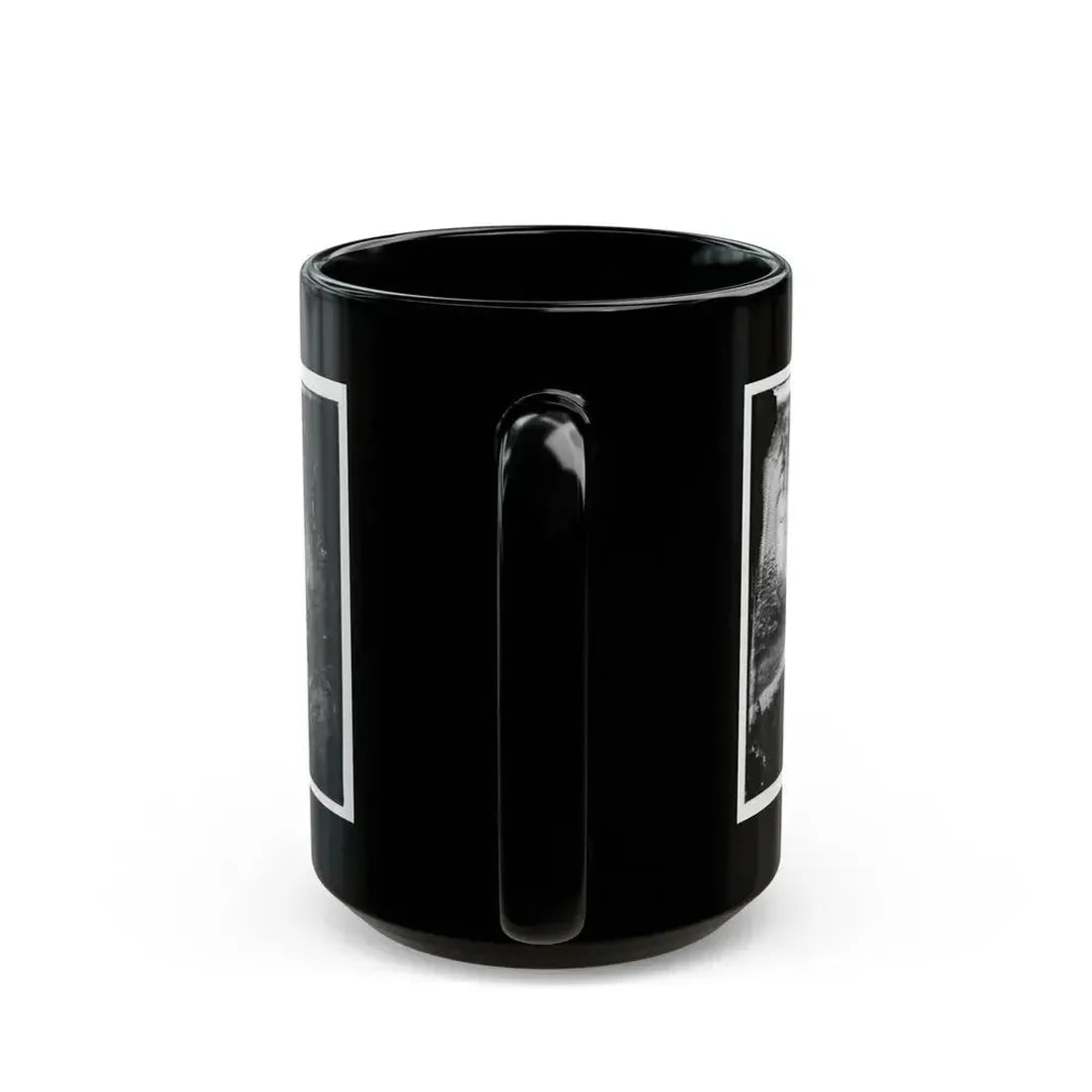 Churchyard With Graves (U.S. Civil War) Black Coffee Mug - Go Mug Yourself