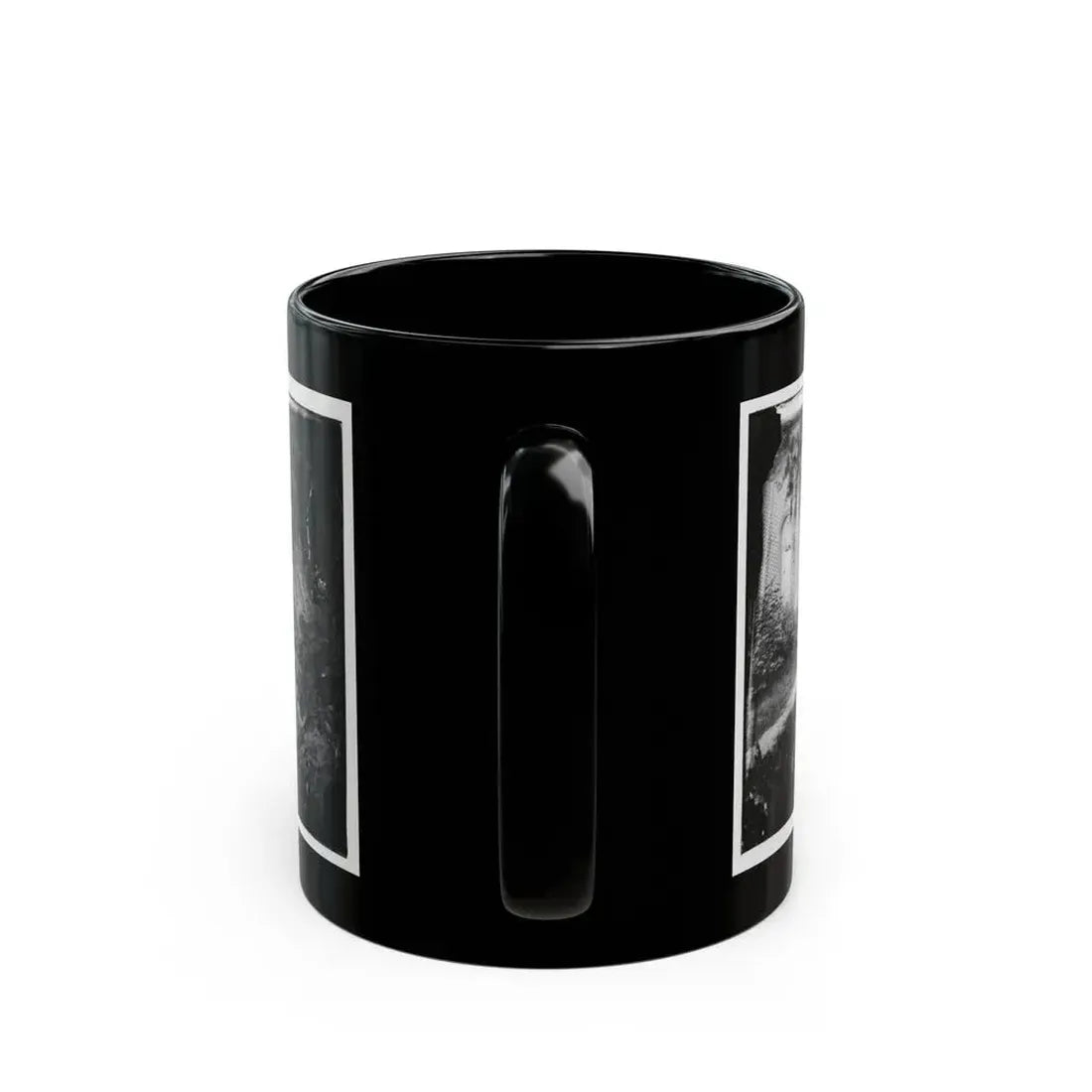 Churchyard With Graves (U.S. Civil War) Black Coffee Mug - Go Mug Yourself