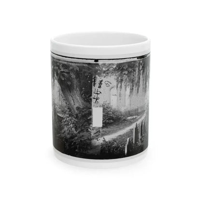 Churchyard With Graves (U.S. Civil War) White Coffee Mug 11oz - Go Mug Yourself