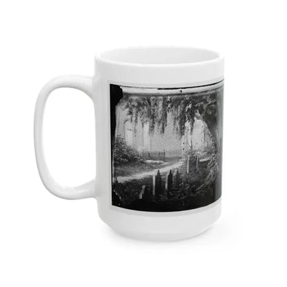 Churchyard With Graves (U.S. Civil War) White Coffee Mug - Go Mug Yourself