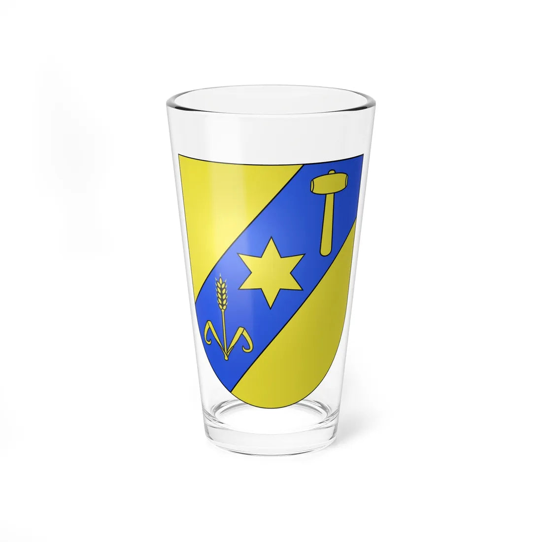 Churwalden-coat of arms (Switzerland) (Coat of Arms) Pint Glass 16oz 16oz - Go Mug Yourself